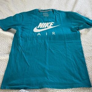 Nike Turquoise Tee with White Logo